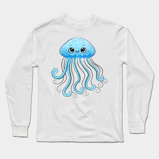 cute jellyfish Long Sleeve T-Shirt